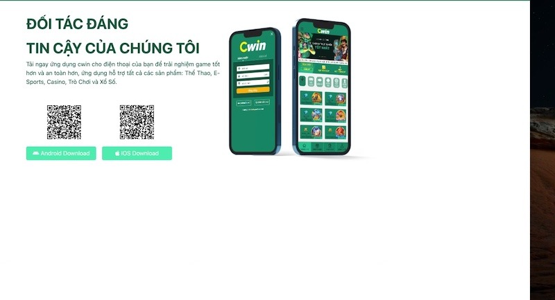 Tải App Cwin trên Android và IOS